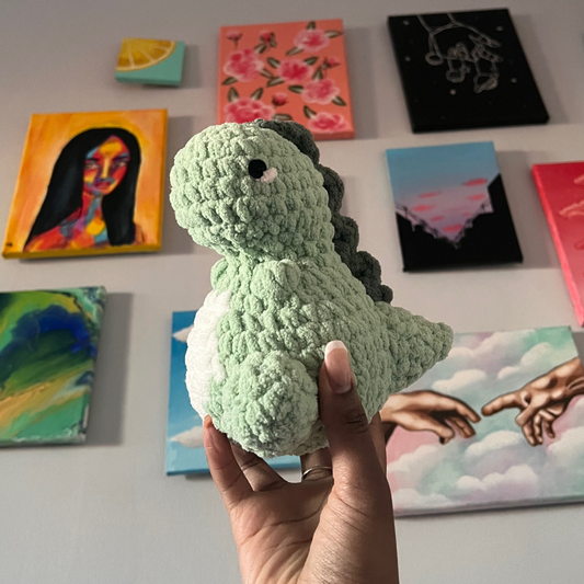 Green Dino Plushie