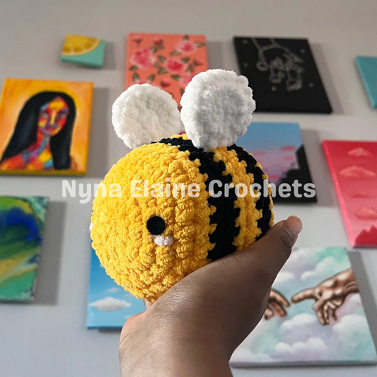 Yellow Bee Medium Bee Plushie