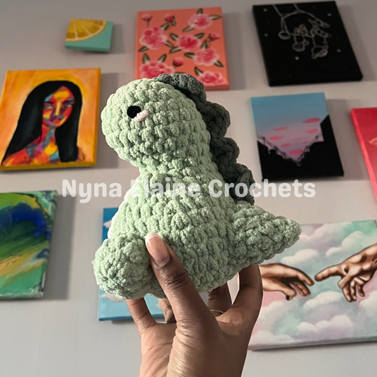 Green Dino Plushie