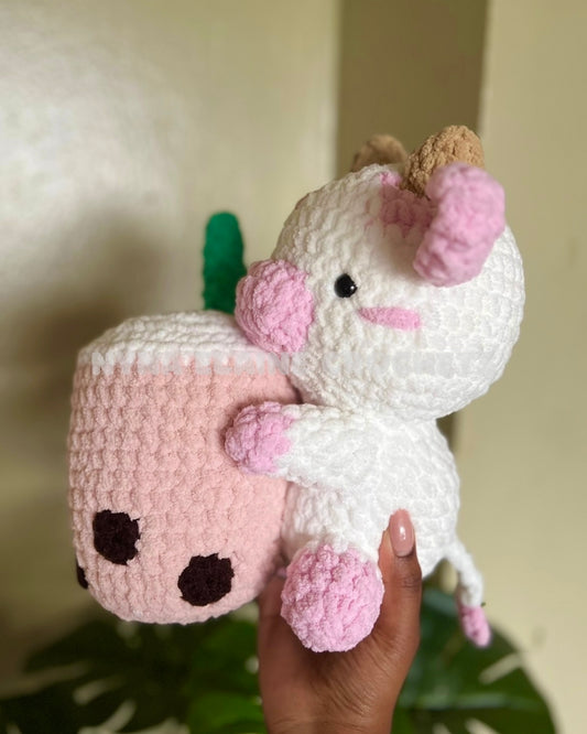 Peppermint Cow Plushie – NynaElaine