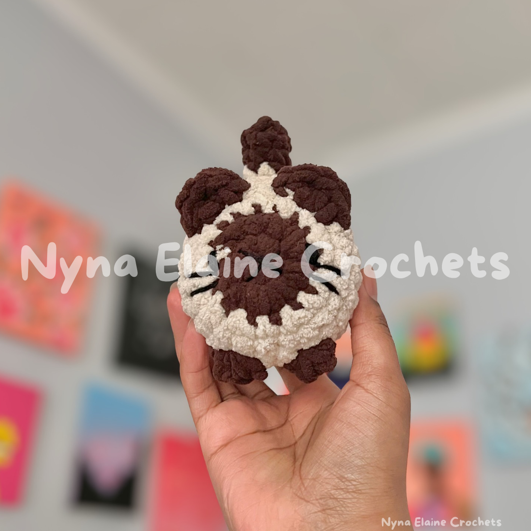 Loaf Kitten Crochet Plushie Siamese