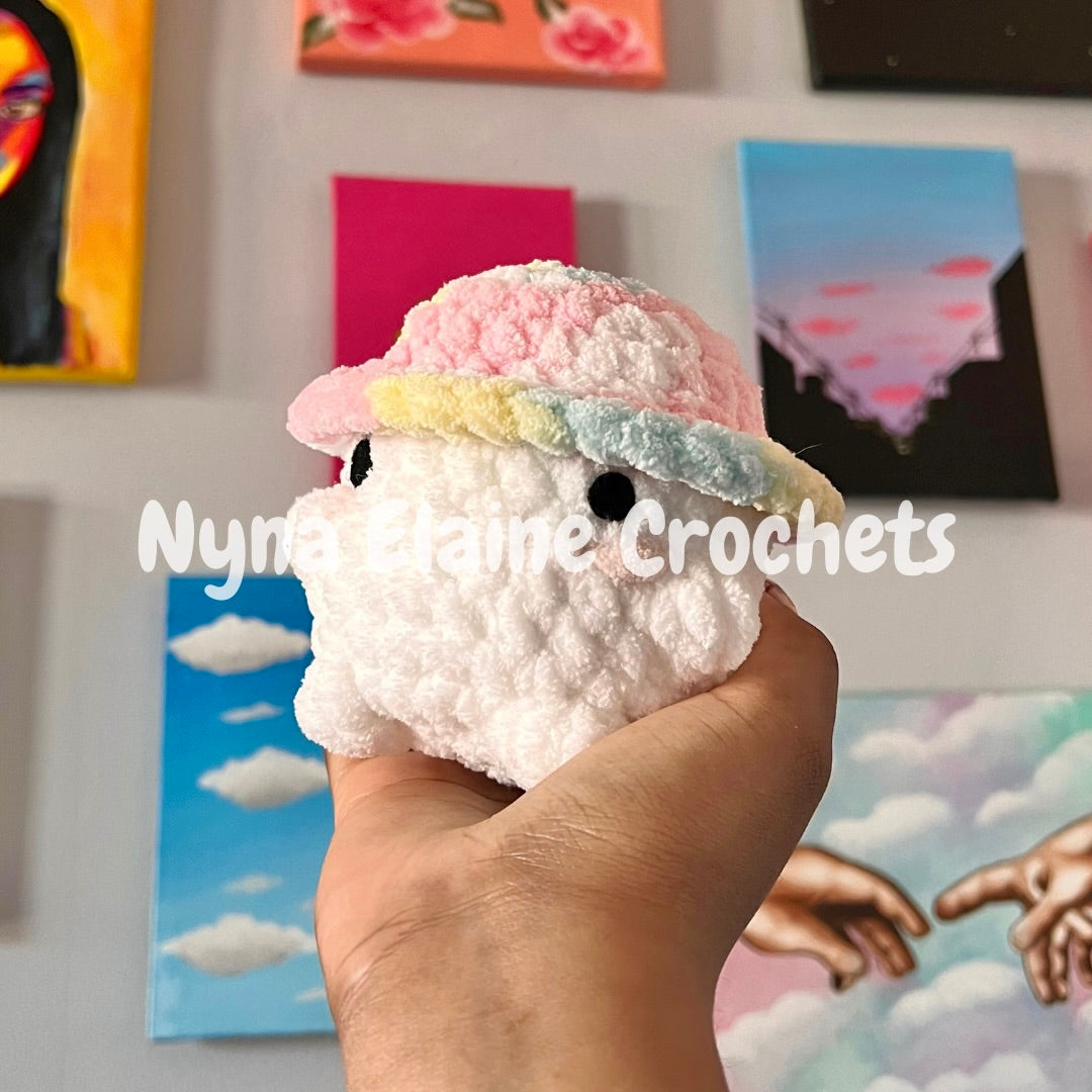 Cotton Candy Mushie Plushie