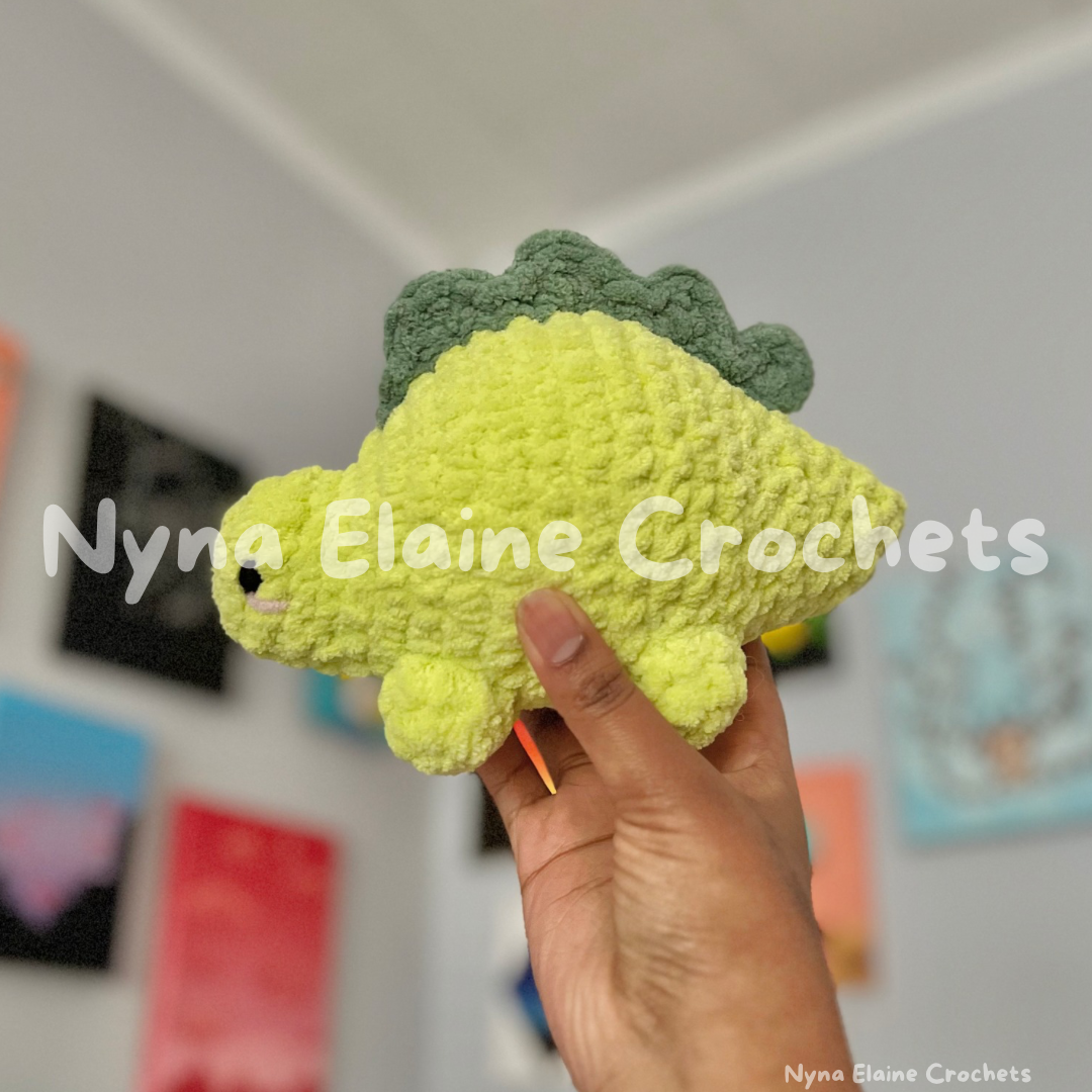 Green Steggie Dino Plushie