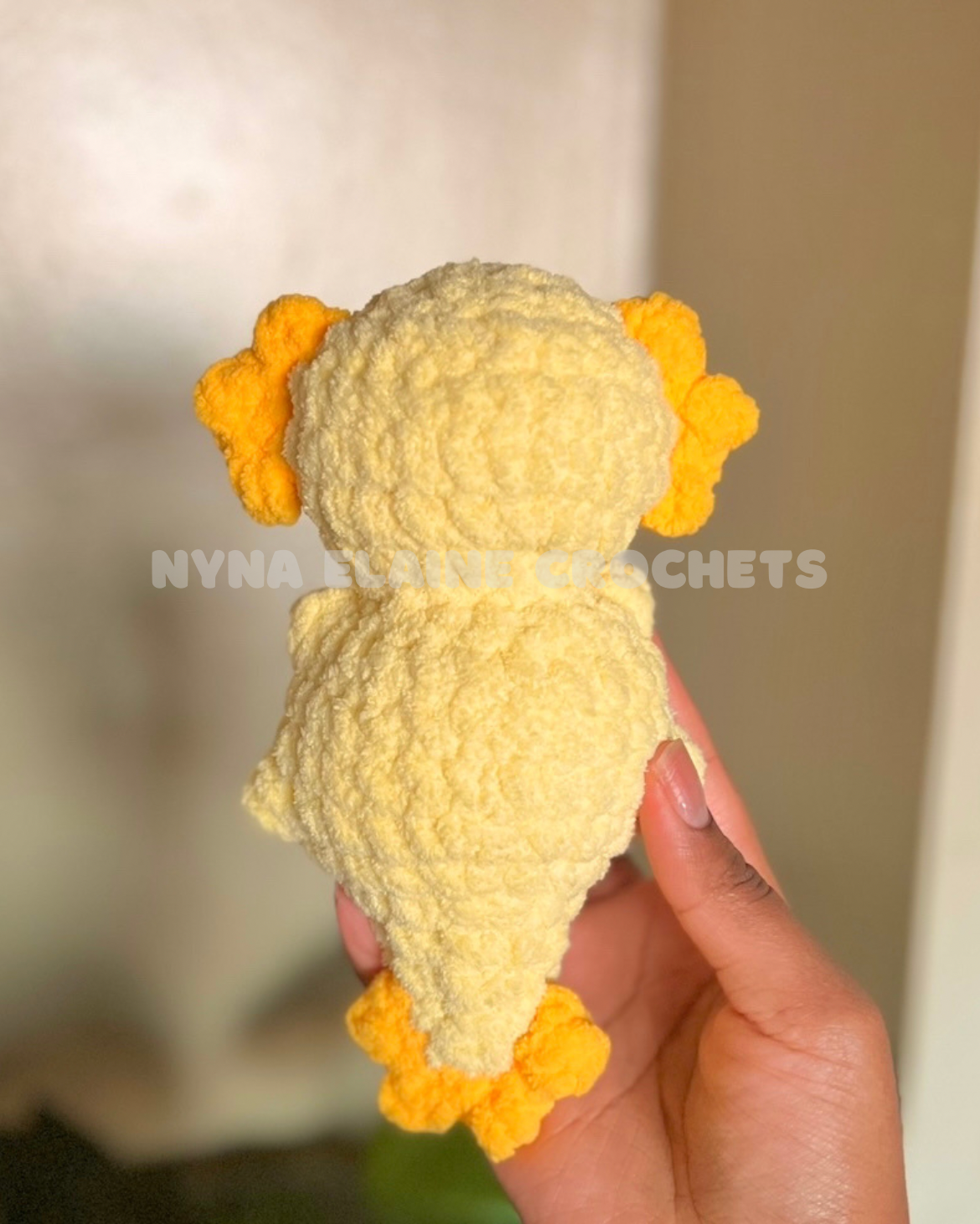 Yellow Axolotl Plushie