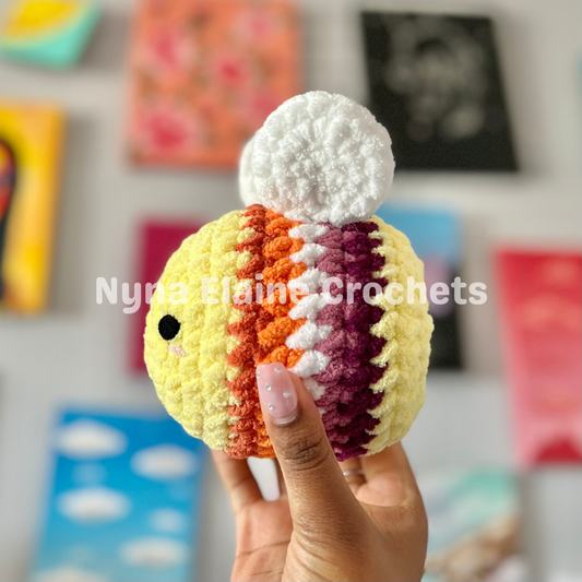 Pride Medium Crochet Les-Bee Plushie