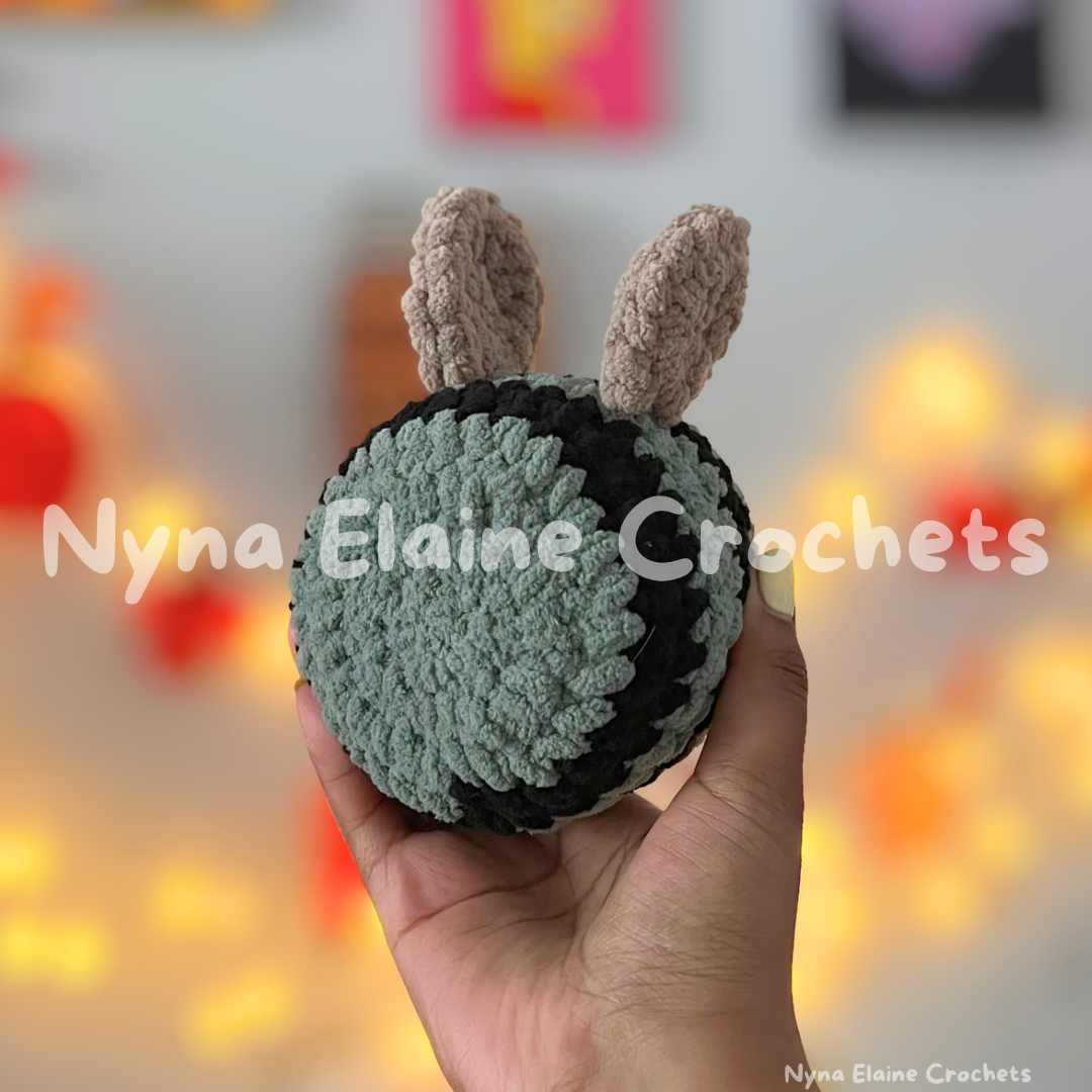 Zom-bee Medium Crochet Bee Plushie
