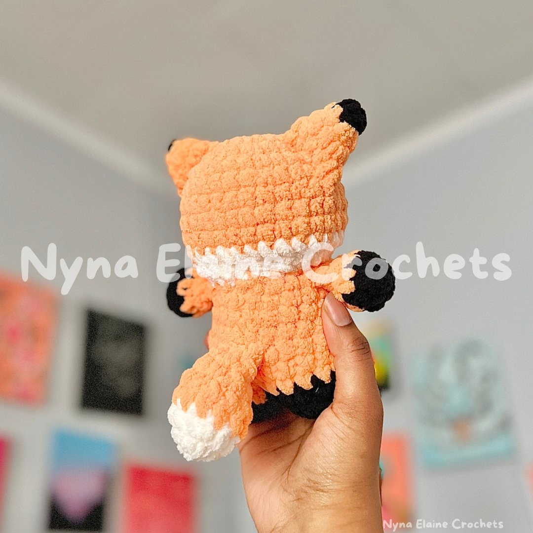 Orange Fox Crochet Plushie