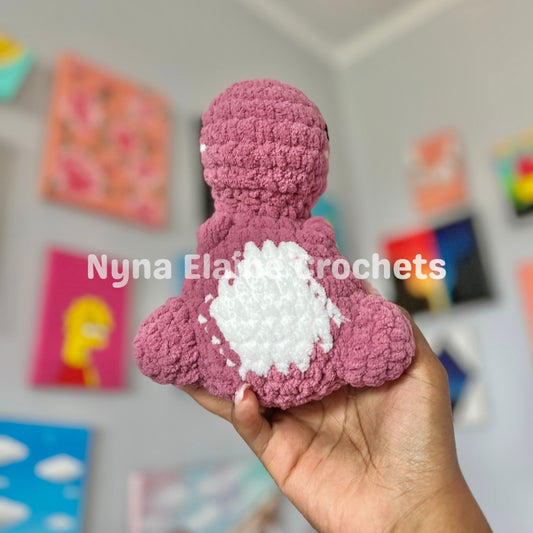 Purple Dino Plushie