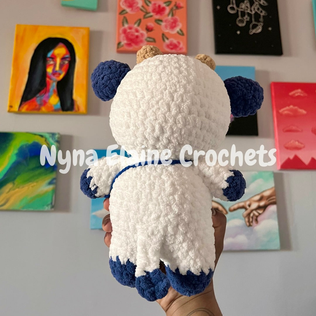 Blueberry Cow Plushie with Blueberry Bag (Standing)