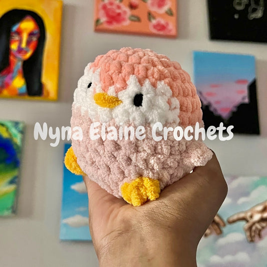 Mini Penguin Plushie Pink