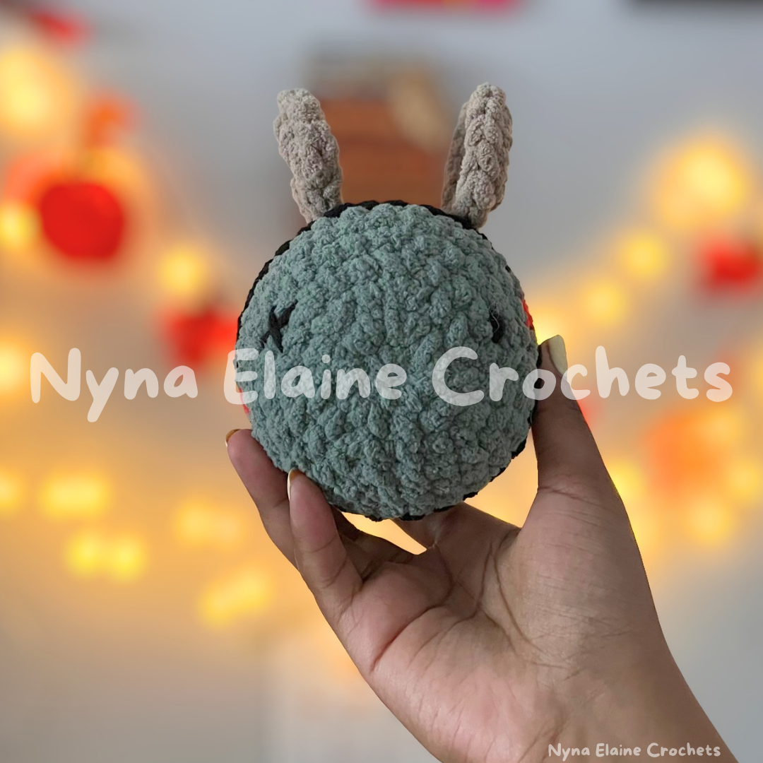Zom-bee Medium Crochet Bee Plushie