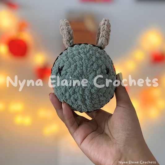 Zom-bee Medium Crochet Bee Plushie