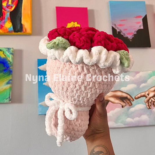 Red Rose Bouquet Plushie