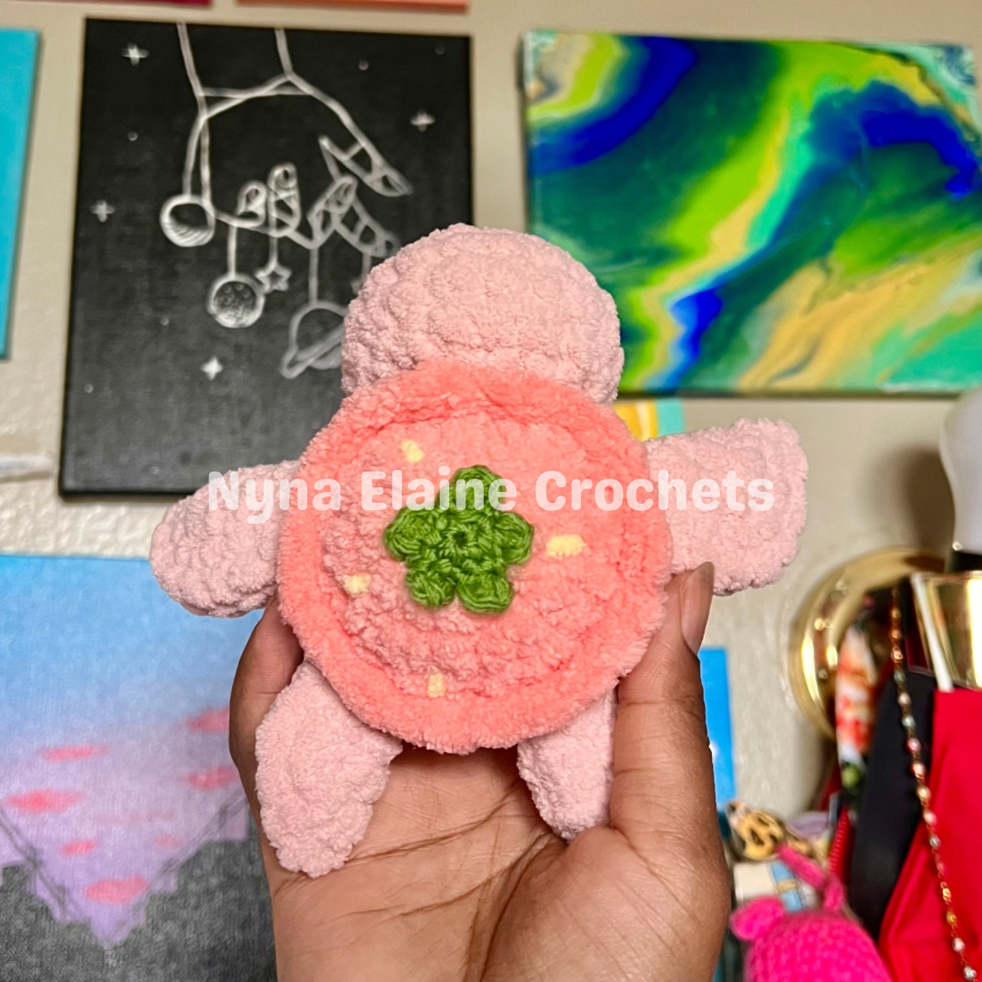 Strawberry Turtle Plushie (mini)