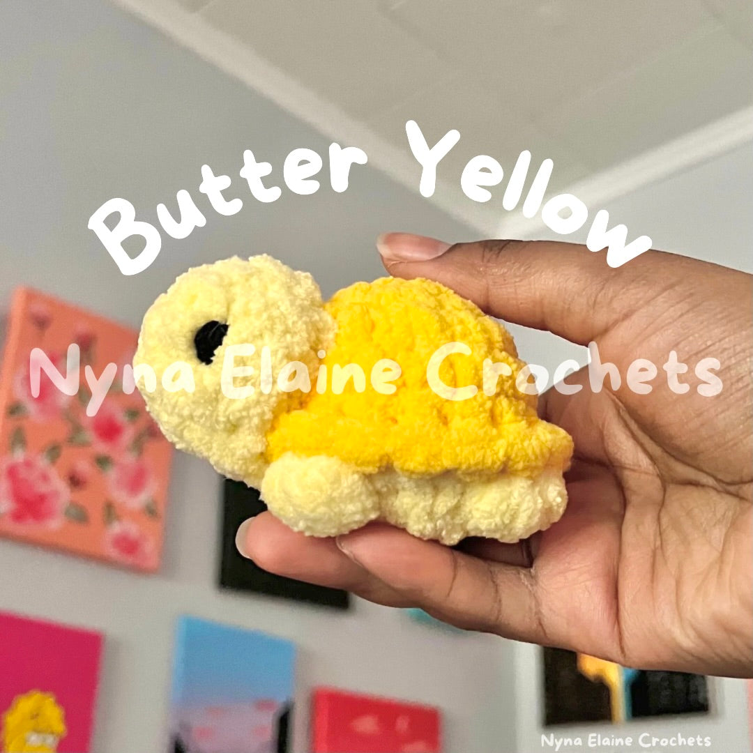 Tiny Turtle plushie – Nyna Elaine Crochets