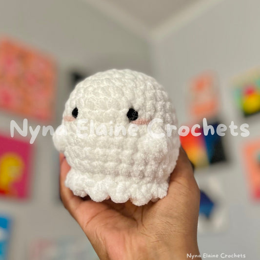 White Classic Ghost Plushie