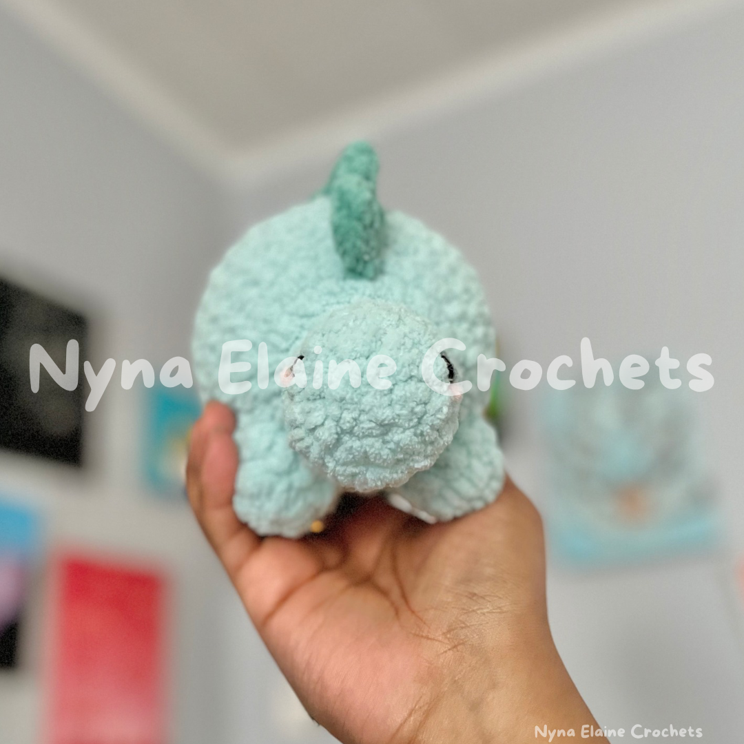 Teal Steggie Dino Plushie