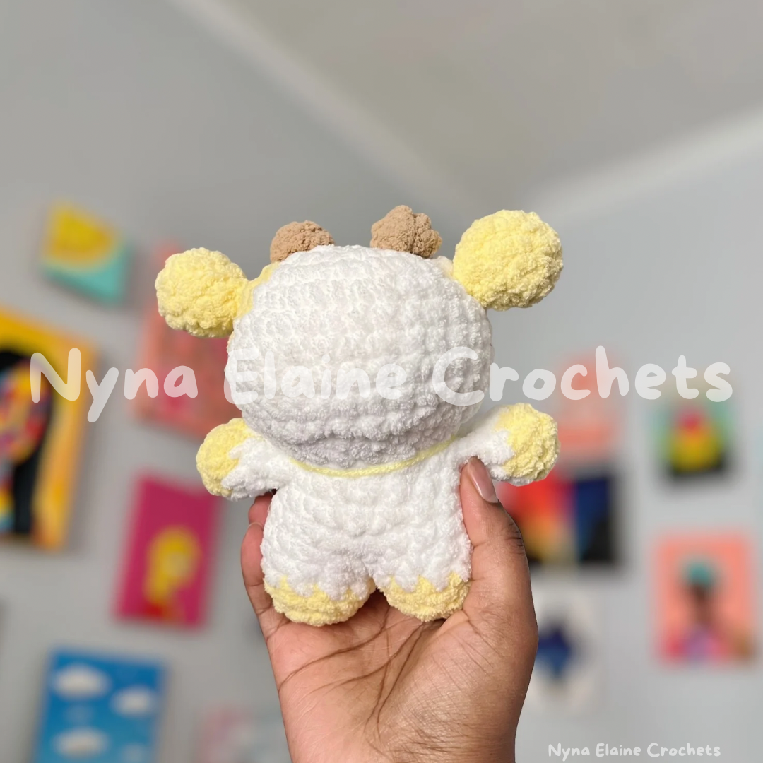 Mini Banana Cow Crochet Plushie