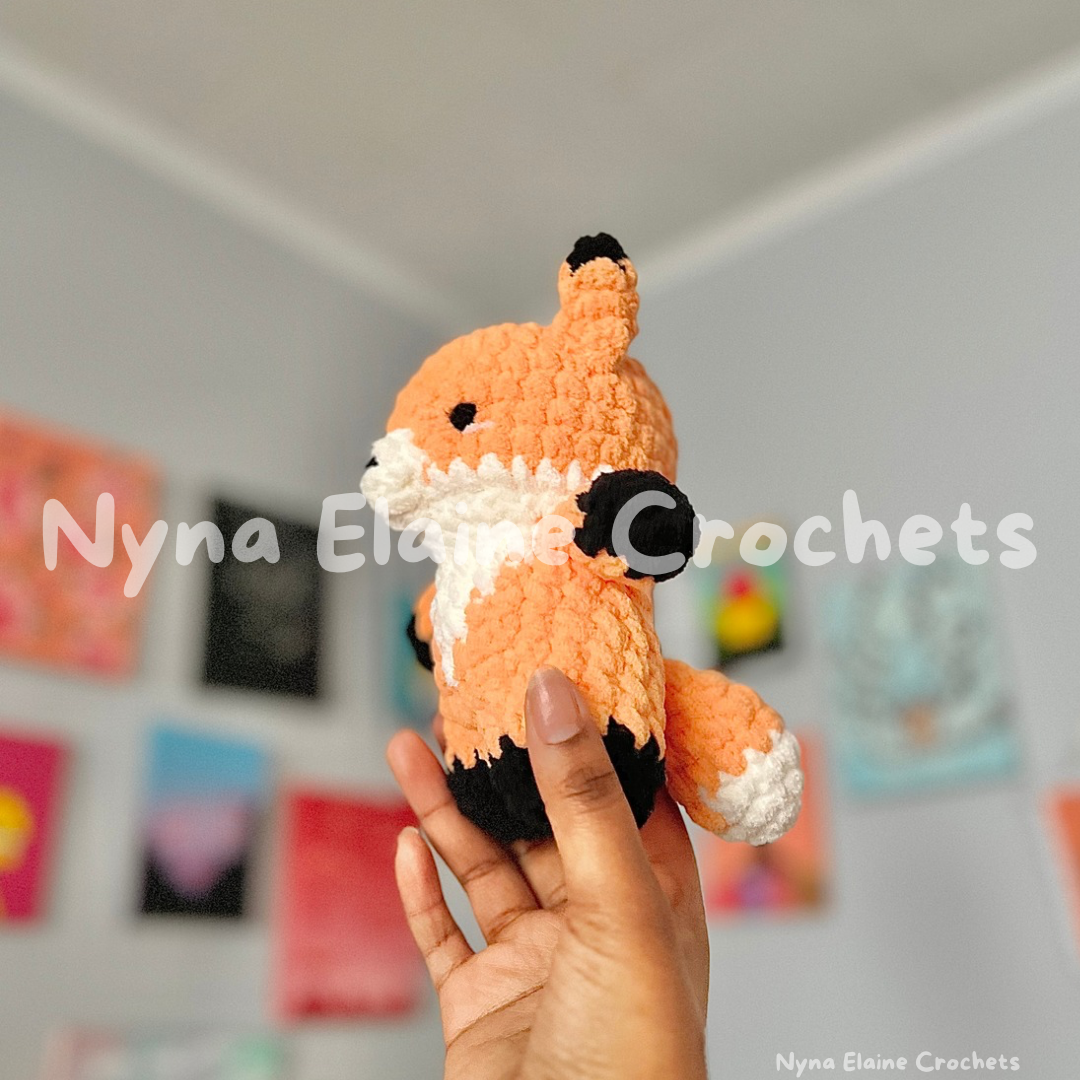 Orange Fox Crochet Plushie