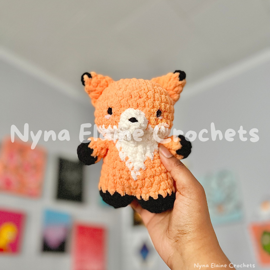Orange Fox Crochet Plushie