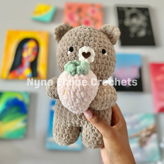 Strawberry and Bear Plushie