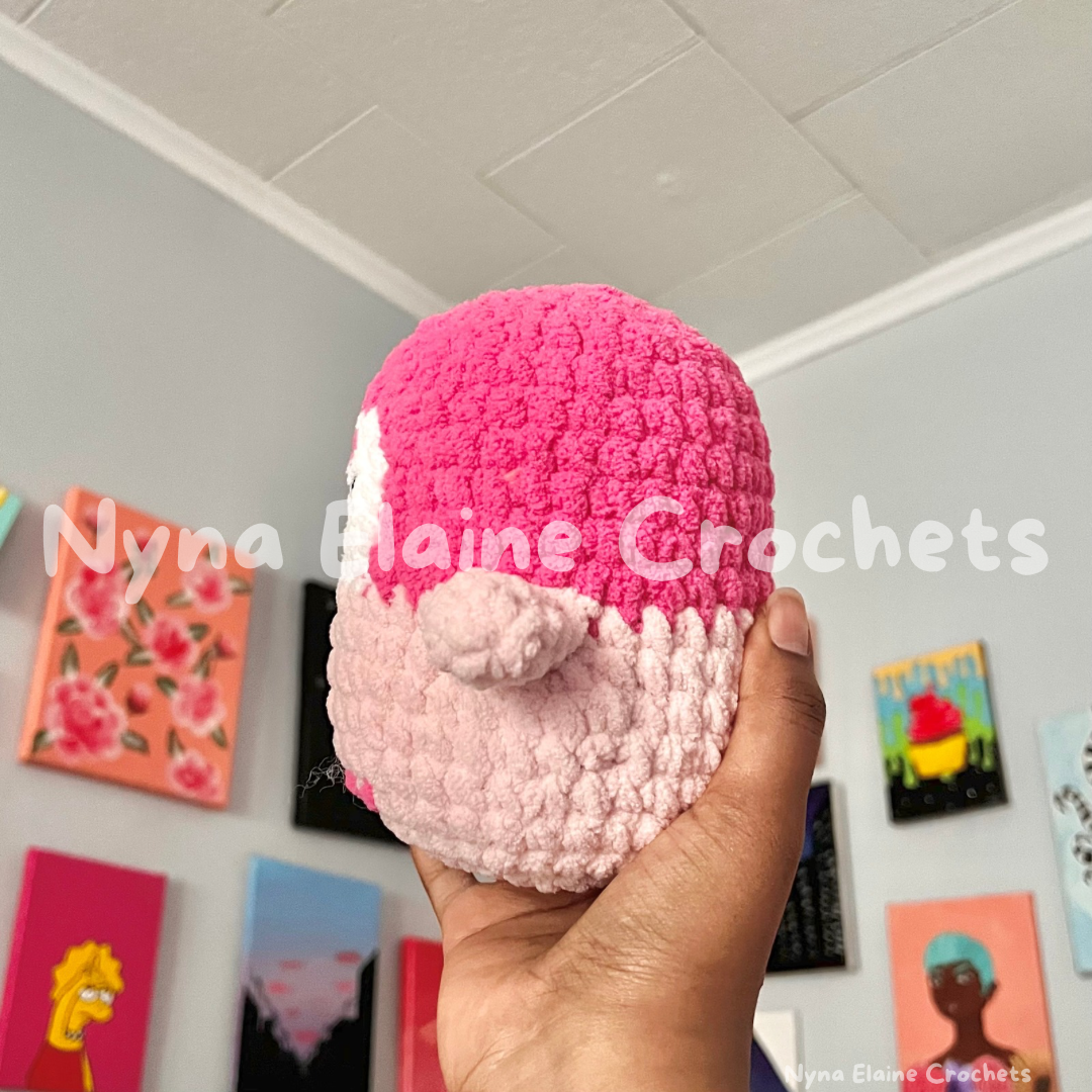 Pink Penguin Baby Plushie