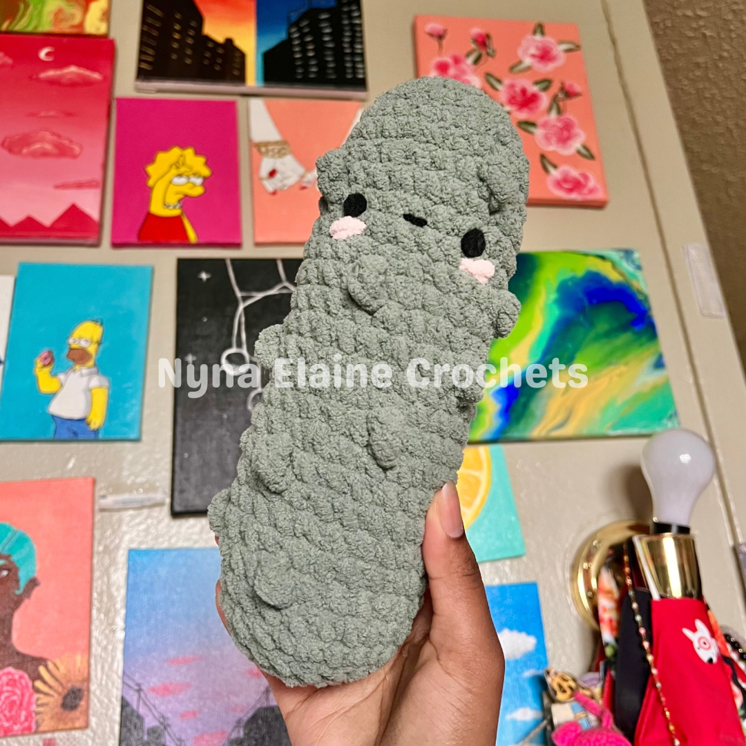 Medium Serious Pickle Plushie