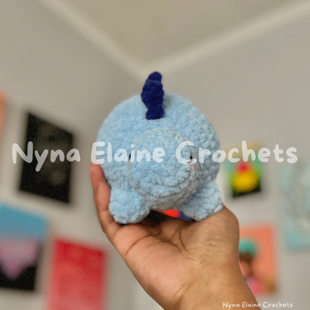 Blue Steggie Dino Plushie