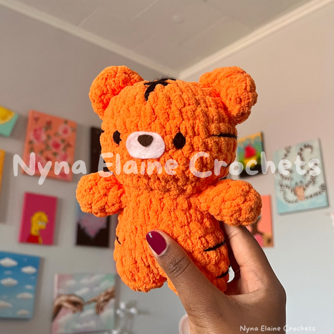 Orange Tiger Plushie