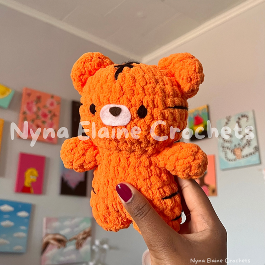 Orange Tiger Plushie