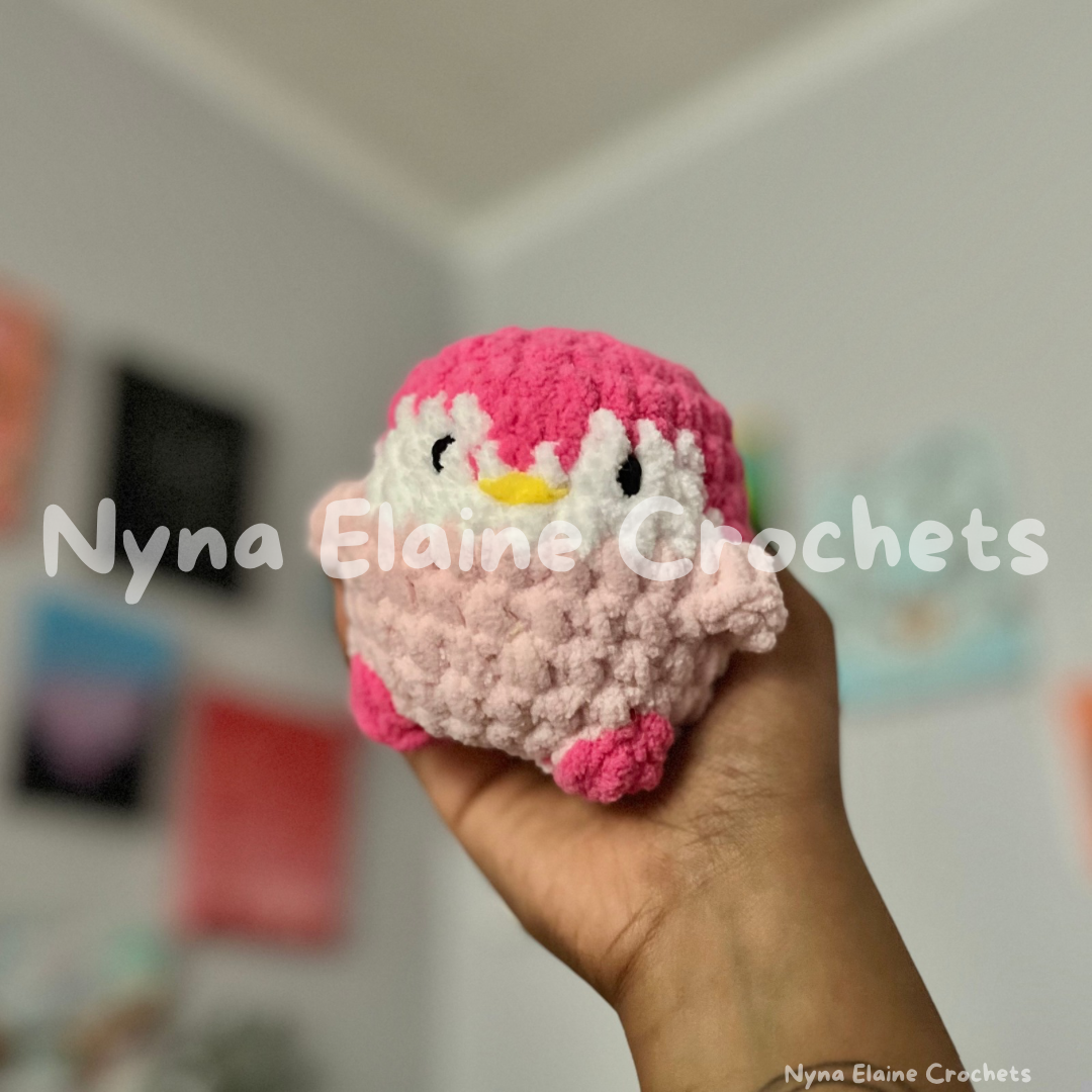 Mini Penguin Plushie Pink