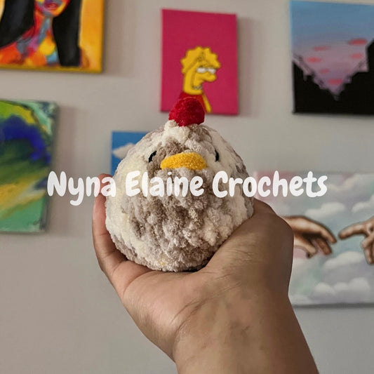 Multi Brown Mable Chicken Plushie