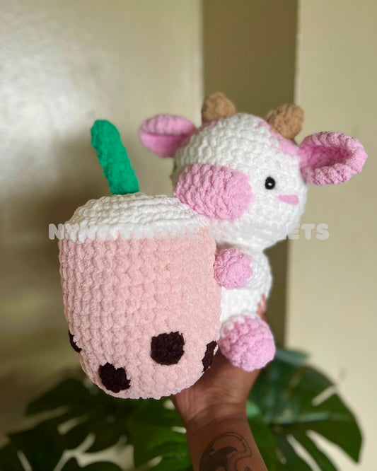 Peppermint Cow Plushie – NynaElaine