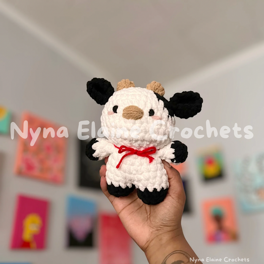Mini Classic Cow Crochet Plushie