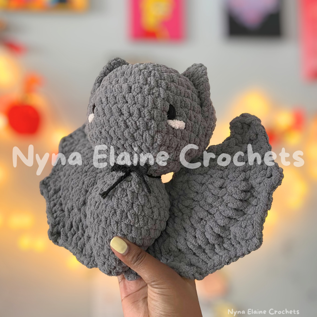 Large Grey Bat Plushie
