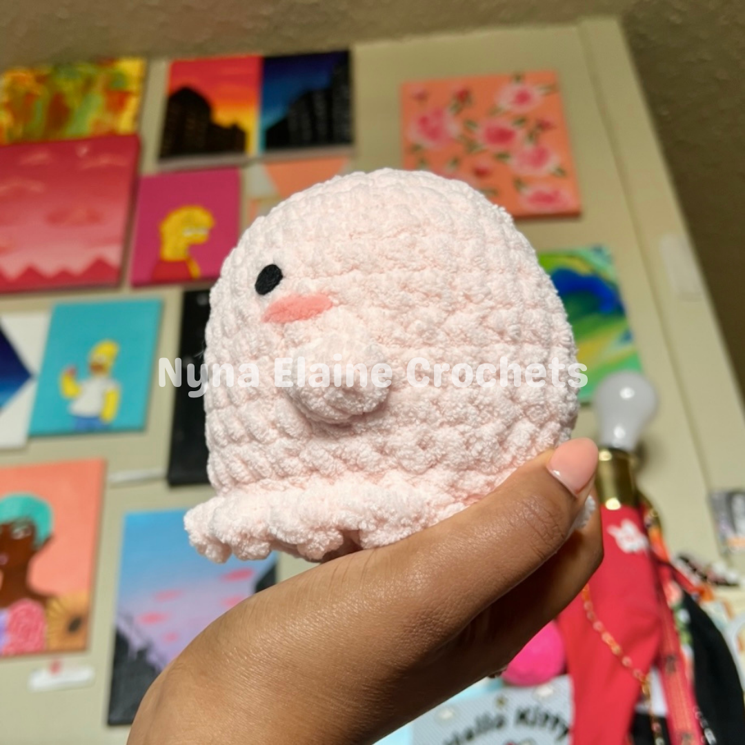 Pink Ghost Plushie