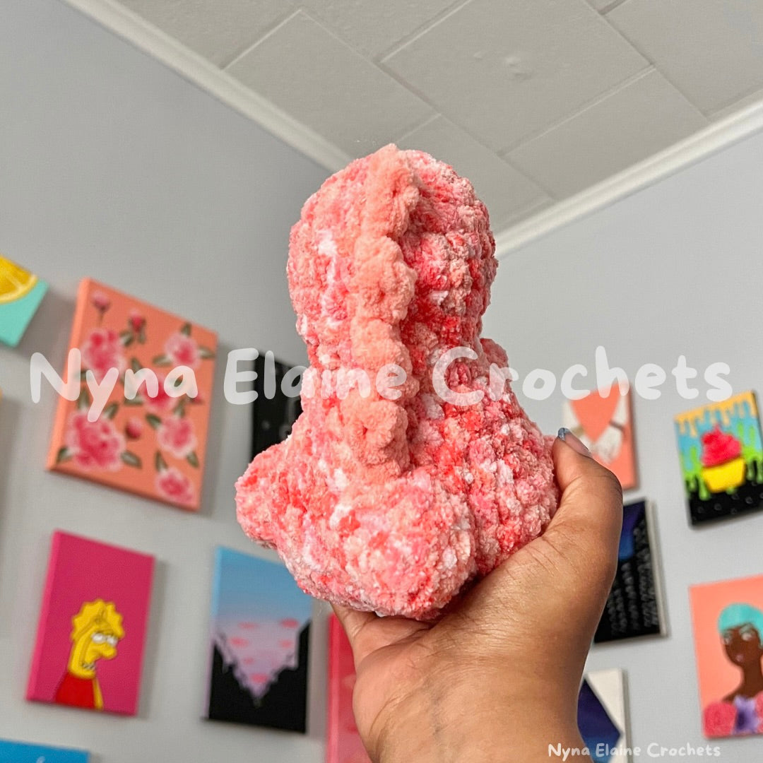 Small Mixed Pink Dino Plushie