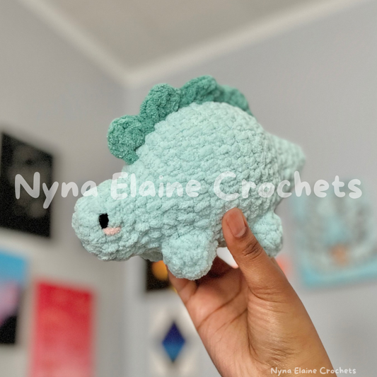 Teal Steggie Dino Plushie