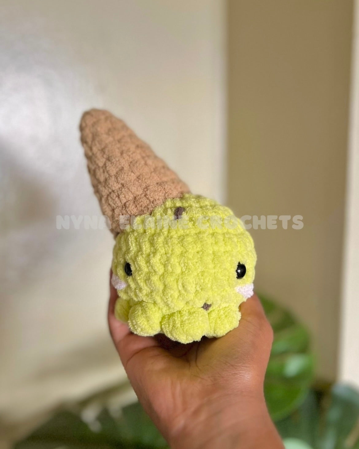 Mint Chocolate Chip Ice Cream Plushie